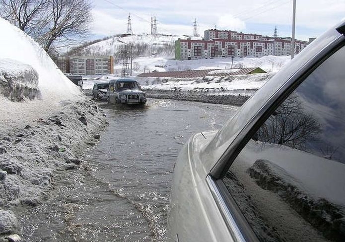 Зима на Камчатке