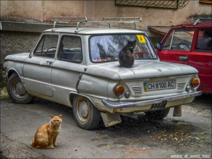 Старые автомобили в Севастополе