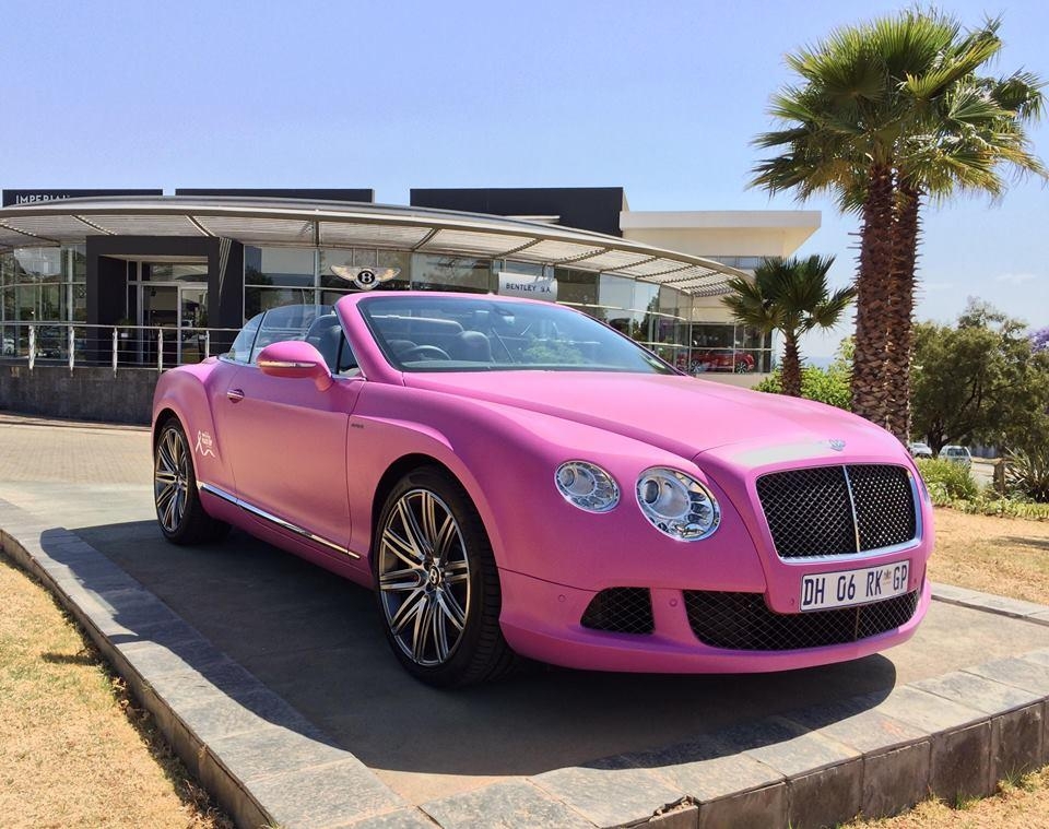 Розовые Lamborghini и Bentley
