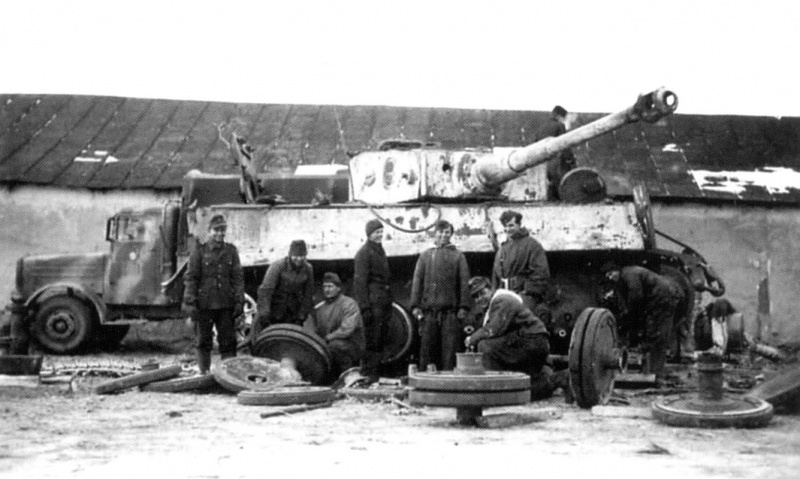 Немного улыбнуться)))   Немецкий орднунг и танк "Тигр"