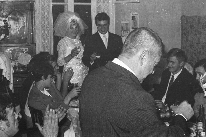 Свадьба в Советском Союзе на примере фотографий одной семьи