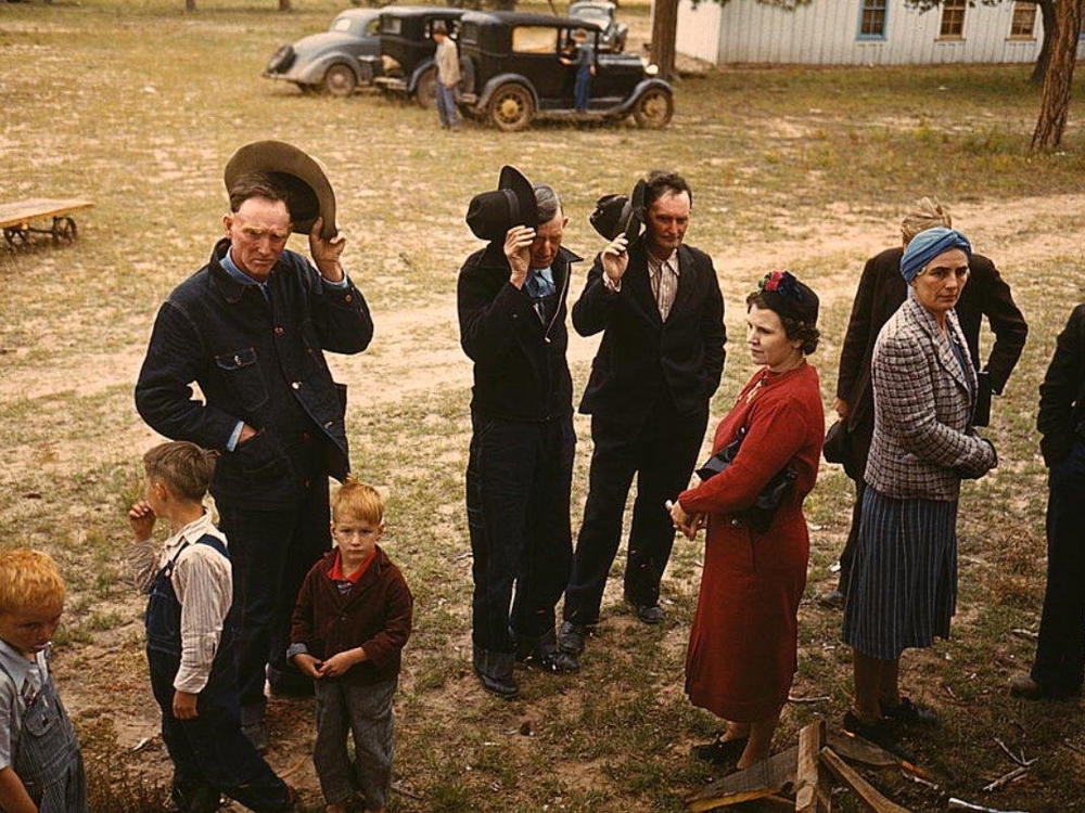 Цветные фотографии Великой депрессии