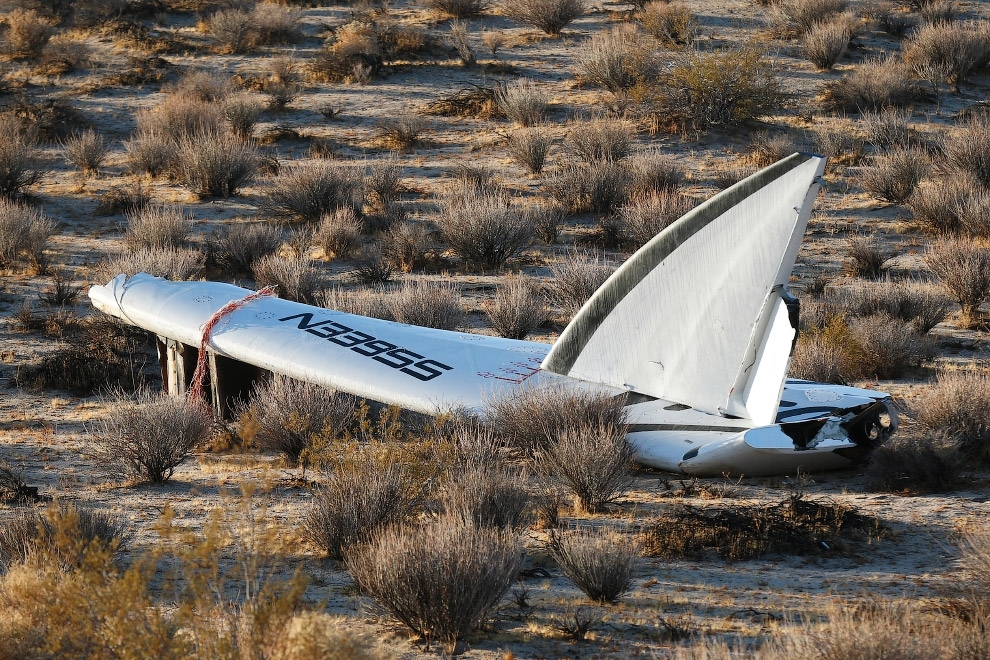 Крушение SpaceShipTwo компании Virgin Galactic