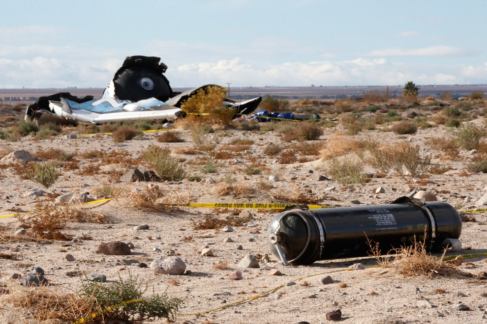 Крушение SpaceShipTwo компании Virgin Galactic