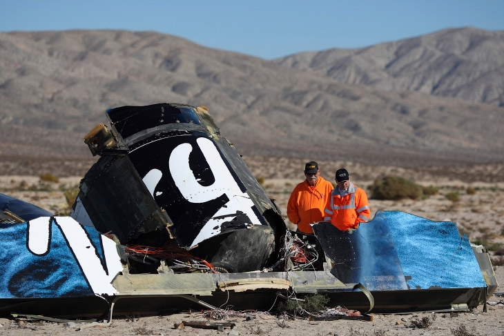 Крушение SpaceShipTwo компании Virgin Galactic