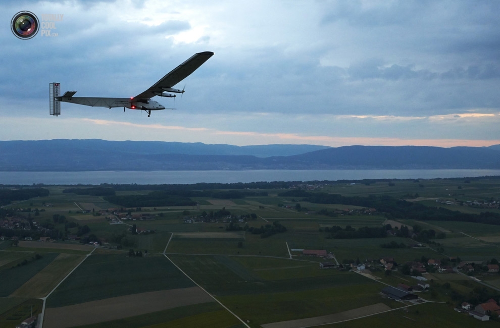 Первый полёт самолёта на солнечных батареях Solar Impulse 2