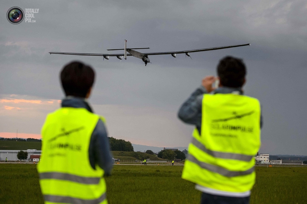 Первый полёт самолёта на солнечных батареях Solar Impulse 2