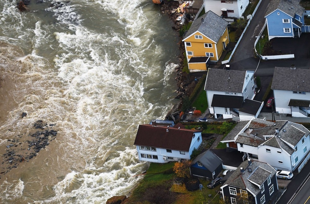 Сильнейший дождь за 200 лет затопил Норвегию