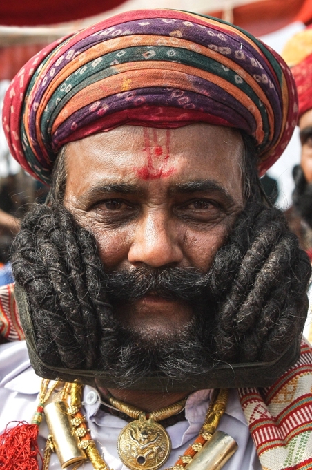 Конкурс бородачей-усачей в Индии