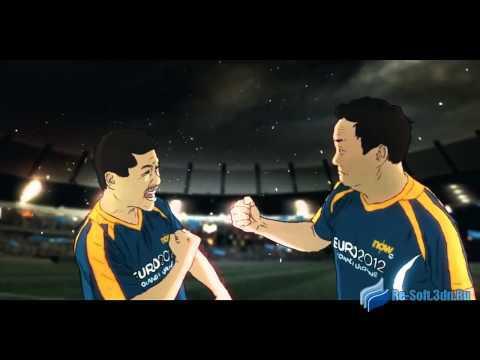 Реклама Чемпионата Евро 2012 в Китае Advertising Euro 2012 Cup in China 