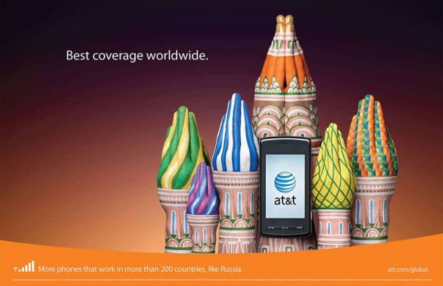 Креативная реклама компании AT&T