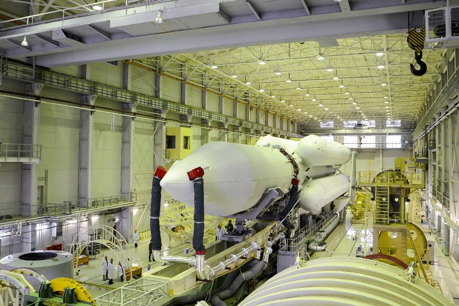 Ракету-носитель «Ангара-А5» готовят к запуску