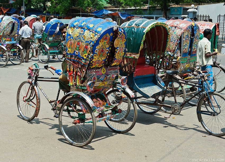Как делают велорикши в Бангладеш