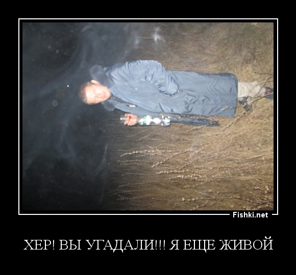 хер! Вы угадали!!! я еще живой