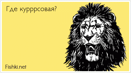 Где курррсовая? 