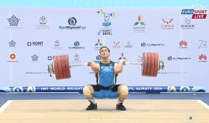 242 kg - ILYA ILYIN - CLEAN & JERK (WORLD RECORD) 105 kg (2014 WWC) 