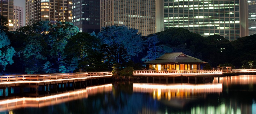 Сад Хамарикю в Токио