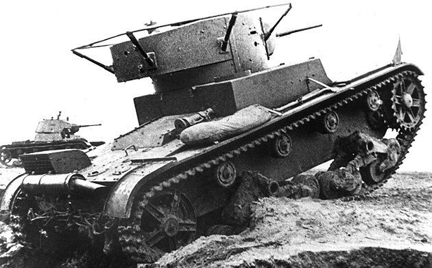 Подвиг экипажей Т-26 и Т-34-76. Чкаловский.1941