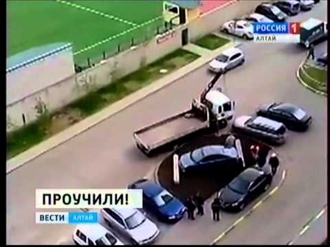 Барнаульцы проучили соседку, которая нагло парковалась  