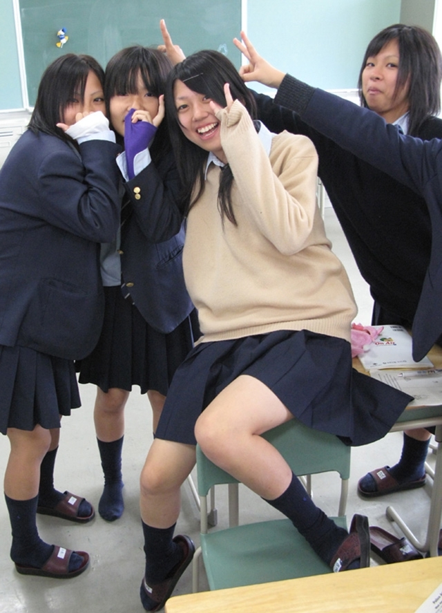 Японские школьницы 