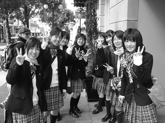 Японские школьницы 