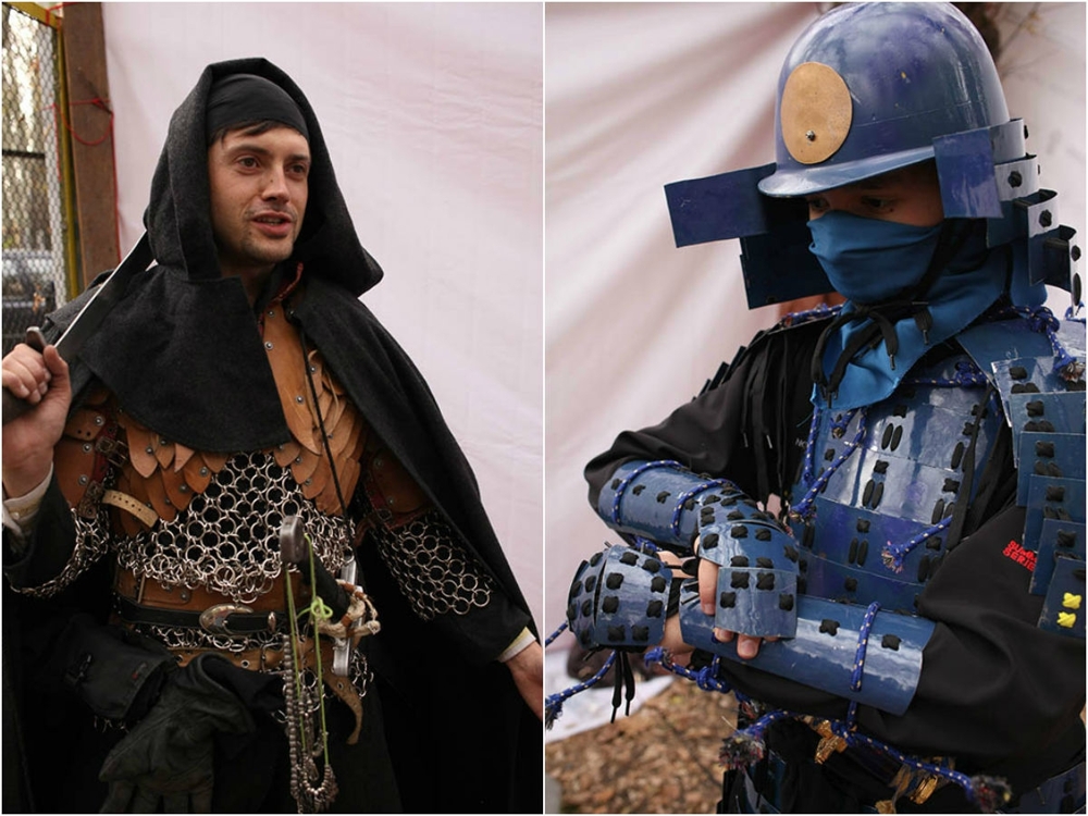 Бои средневековых рыцарей в Бишкеке