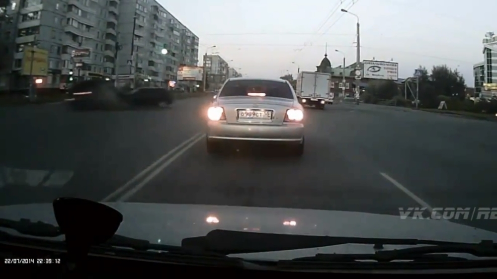 Авария в Омске  