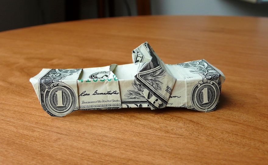 Оригами из доллара