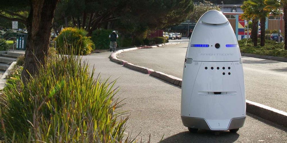 Офис Microsoft в Кремниевой долине патрулируют роботы-охранники