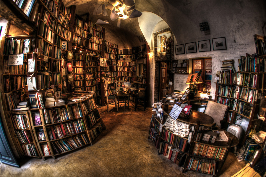 Книжный магазин, Санторини, Греция