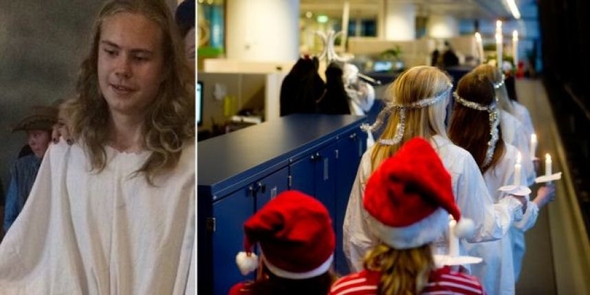 В шведской школе мальчик Рагнар хочет надеть платье 