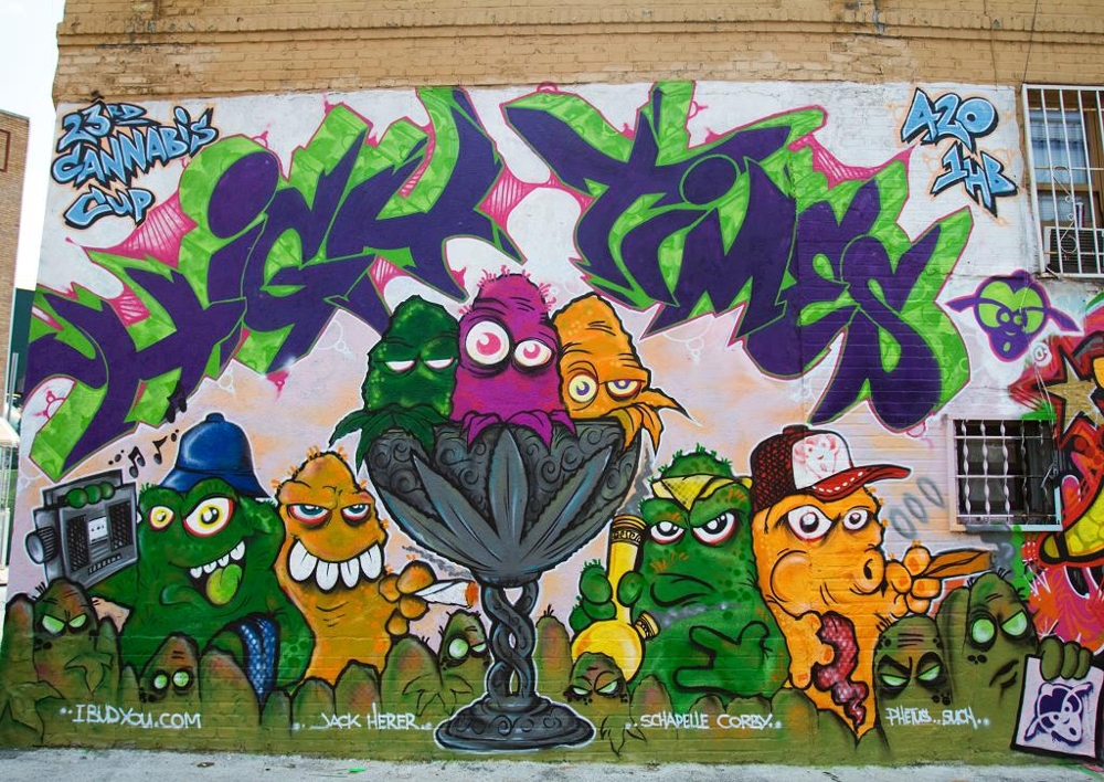 Растаманское граффити