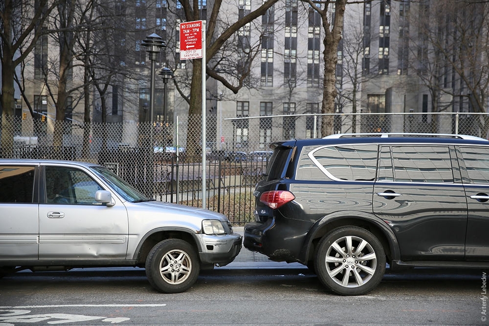 Как паркуются в Нью-Йорке