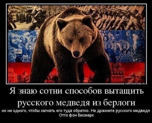 Не будите русского медведя