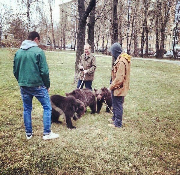 на улицах Москвы