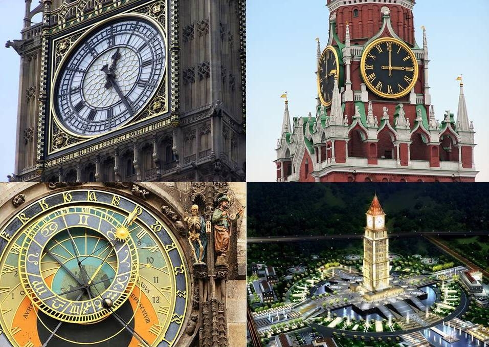 Знаменитые башенные часы