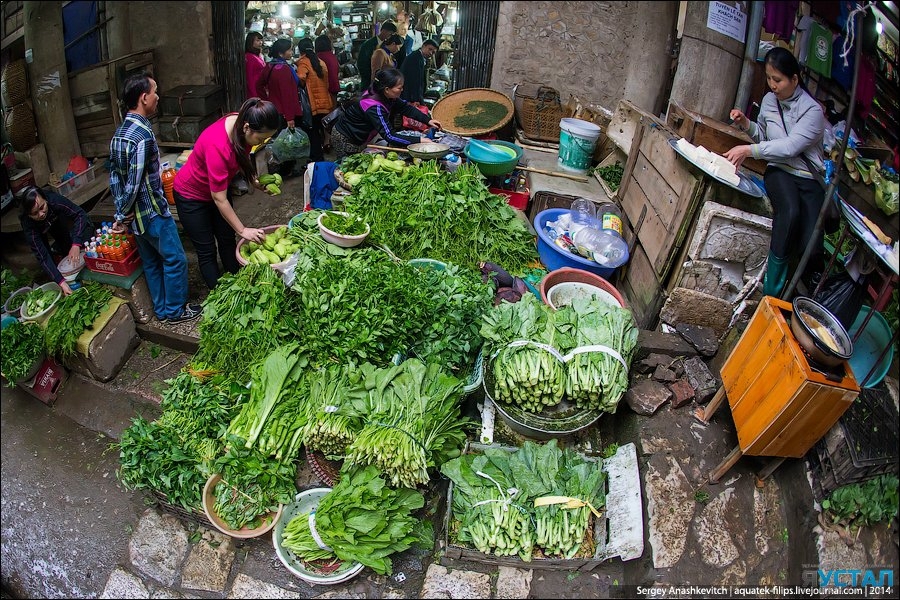 Деревенский рынок  Вьетнама