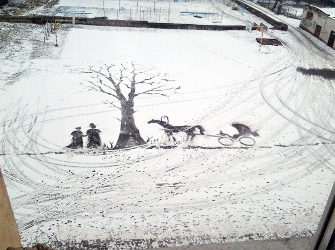 Снежное творчество