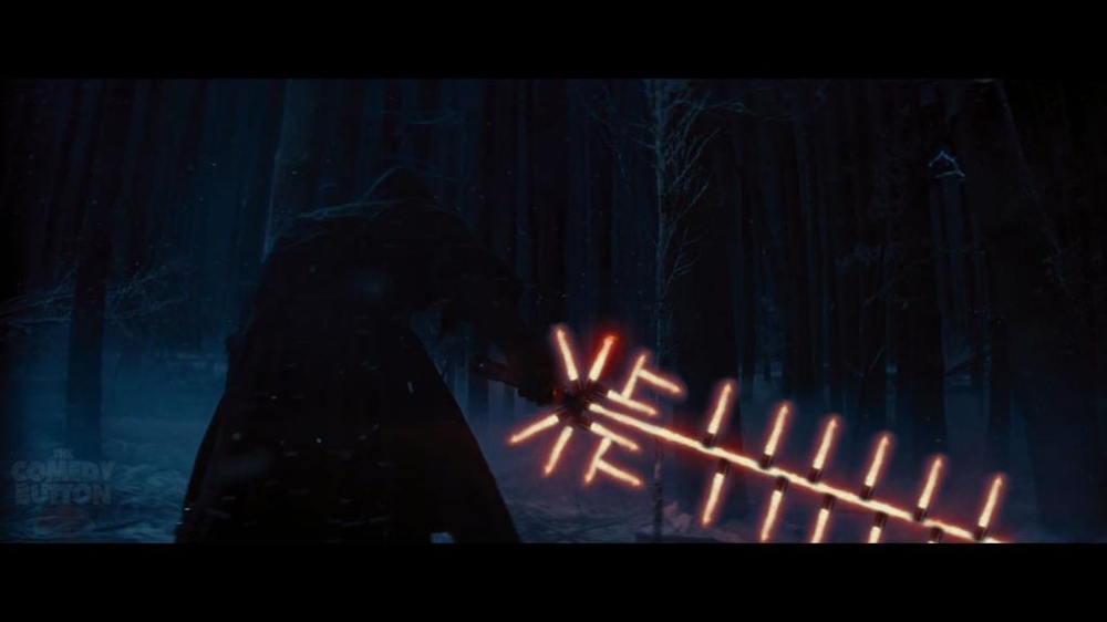 Фотожабы на лазерный меч из тизера фильма «Звёздные войны: Эпизод VII»