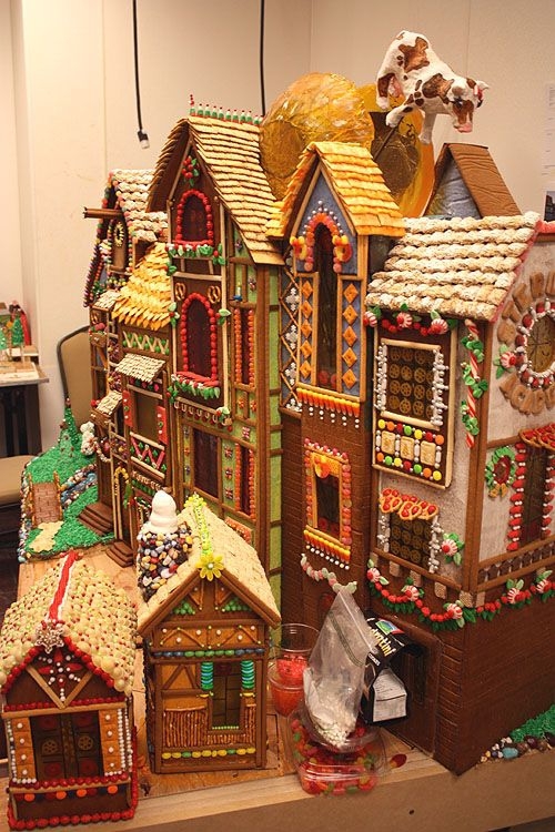 Рождественские домики из пряников 