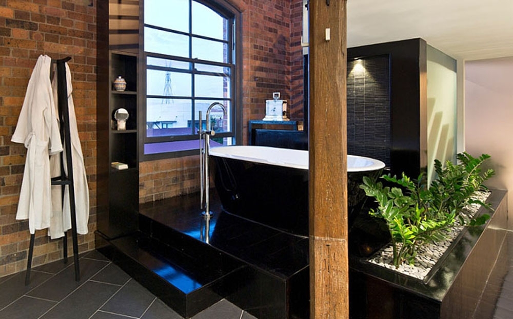 10 потрясающих ванных комнат в индустриальном стиле