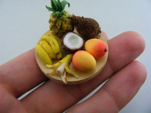 Скульптуры ручной работы в виде миниатюрной еды