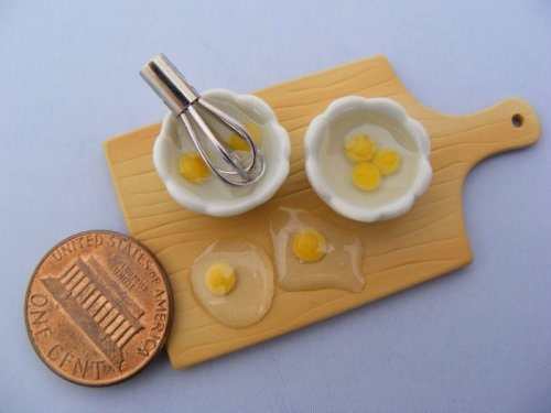 Скульптуры ручной работы в виде миниатюрной еды
