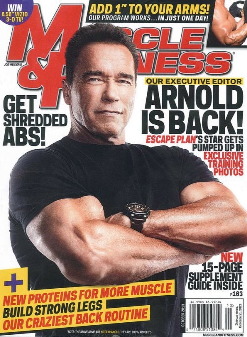 Arnold Schwarzenegger на обложке  Muscle & Fitness