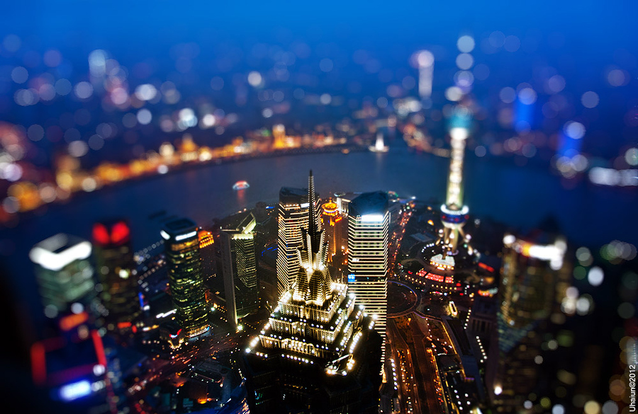 Известные города в Tilt Shift фотографиях