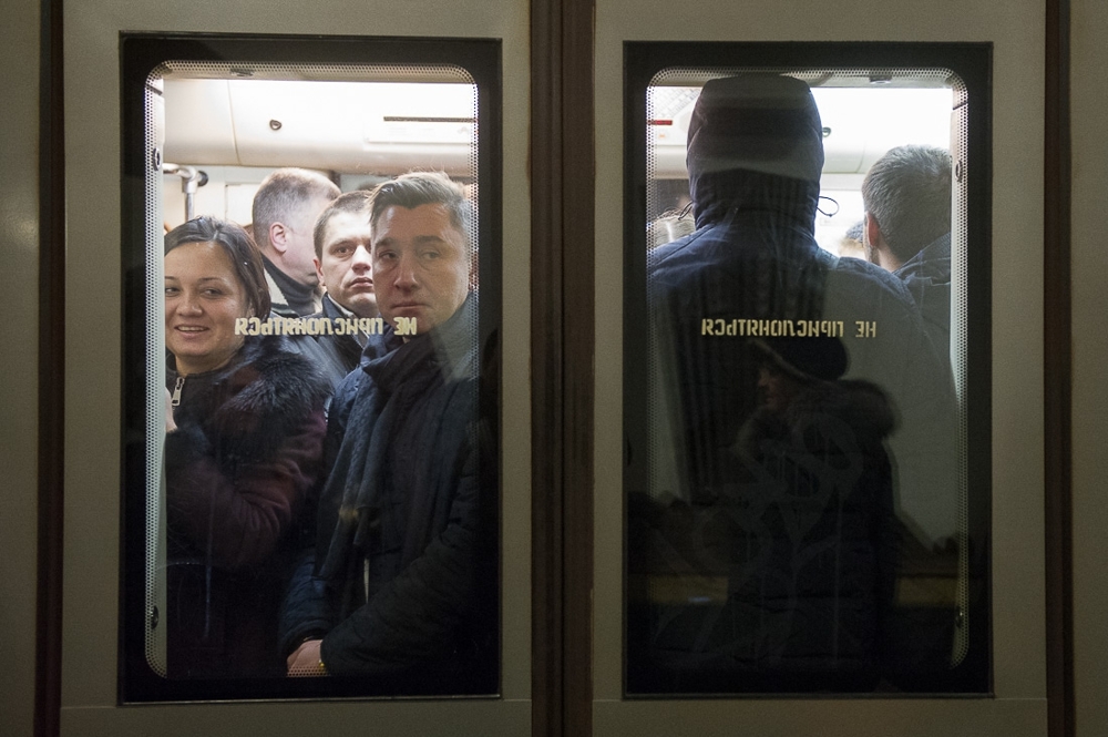 Один будний день из жизни московского метро