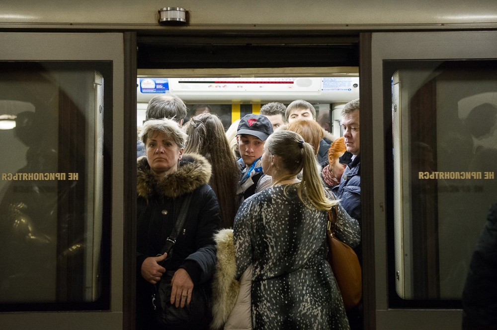 Один будний день из жизни московского метро