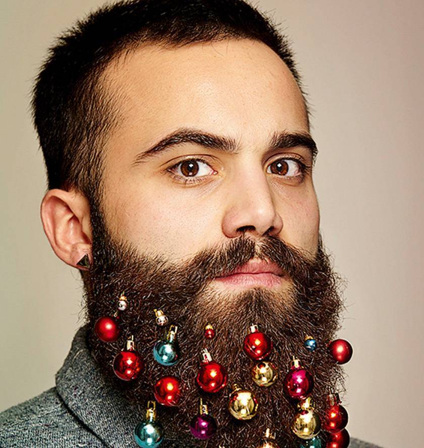Укрась бороду к Новому году