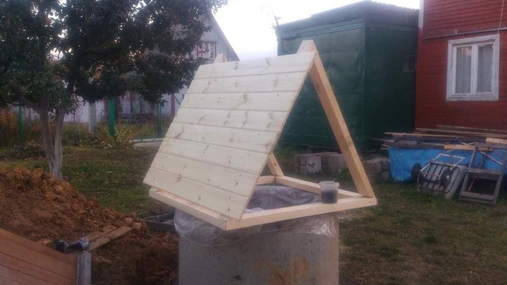Как я строил домик для колодца