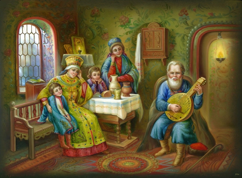 Старая Русь в Федоскинских миниатюрах 